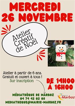 Atelier créatif de Noël - nc
