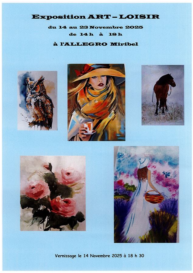 Exposition de peinture - Association Art-Loisir