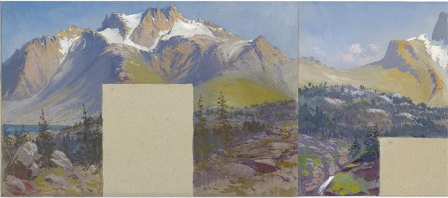 Eugène-Emmanuel Viollet-le-Duc, Projet de peintures murales intérieures, vers 1877 [recadré] - ©Mini