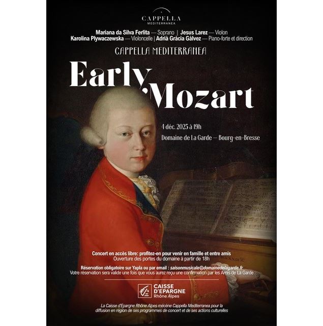 Visuel Early Mozart - ©Les Amis de La Garde