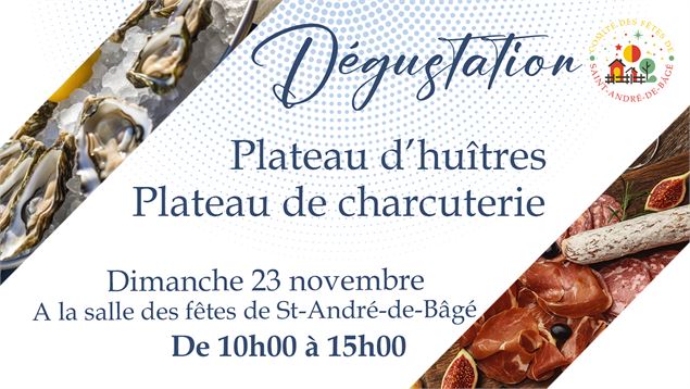 Dégustation - Comité des fêtes de Saint André de Bâgé