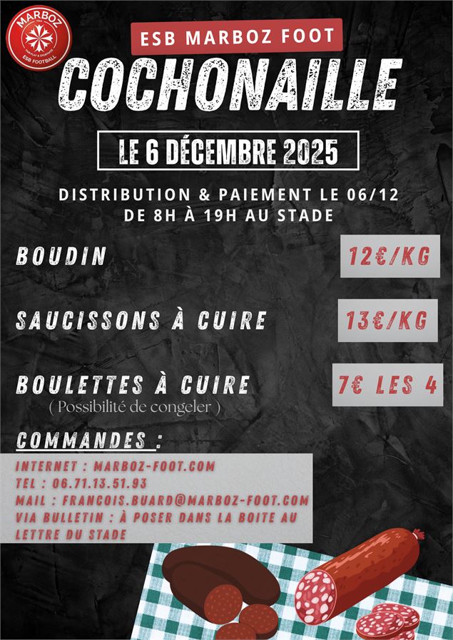 Affiche Cochonaille 2025 - neant