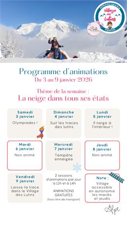 Animation au village des lutins_Megève - @DS Megève