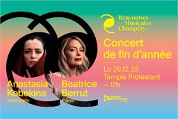 Rencontres Musicales | Concert de fin d’année par Anastasia Kobekina & Beatrice Berrut_Champéry