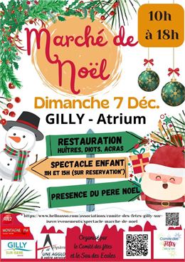 Marché de Noël_Gilly-sur-Isère