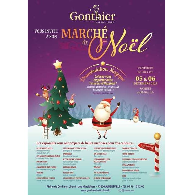 Gonthier horticulture vous invite à son marché de Noël !_Albertville