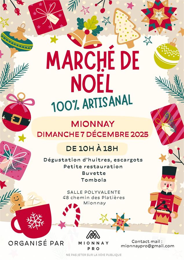 Marché de Noël de Mionnay - Canva