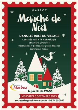 Marché de Noël à Marboz - Mairie de Marboz