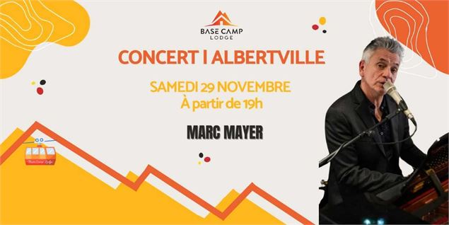 Concert live avec le pianiste et chanteur Marc Mayer_Albertville