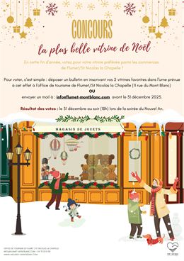 Concours de la plus belle vitrine - OT Flumet / St Nicolas la Chapelle