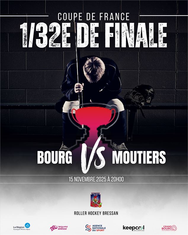 Affiche Roller Hockey Bressan contre Moutiers - Credit_Roller Hockey Bressan
