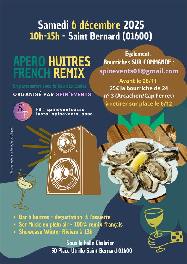 Apéro huîtres & French Remix