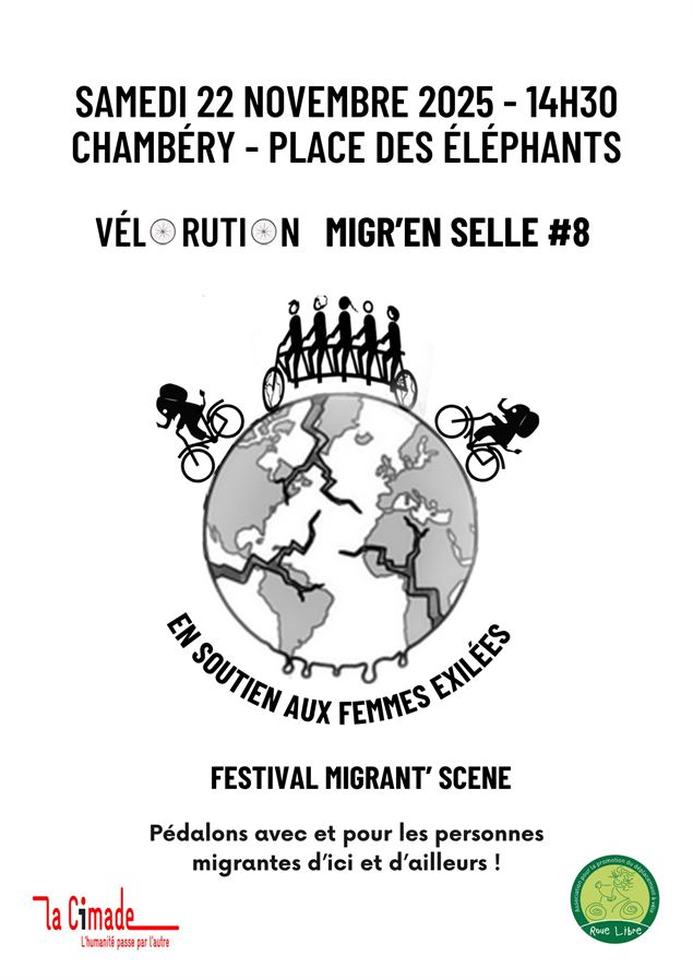 8ème Vélorution Migr'en selle - roue libre