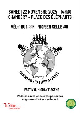 8ème Vélorution Migr'en selle - roue libre