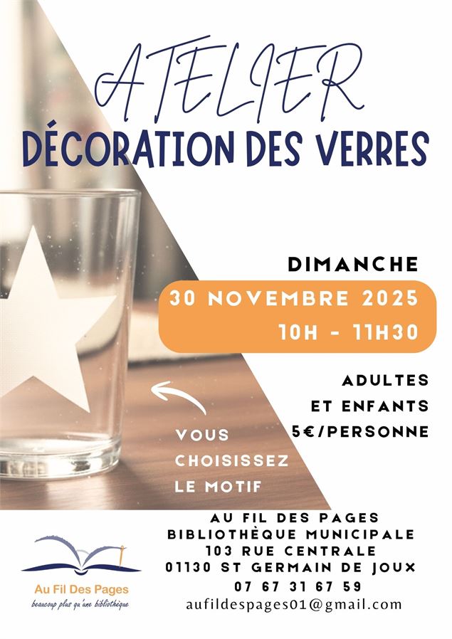 Atélier décoration des verres