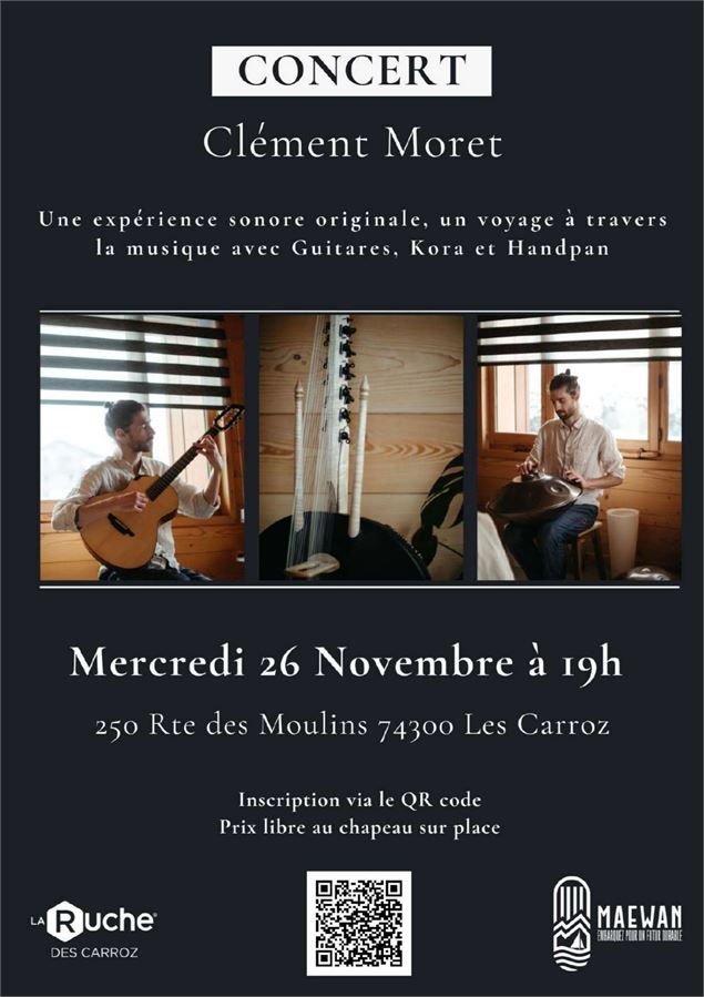 Concert Clément Moret_Les Carroz-d'Arâches