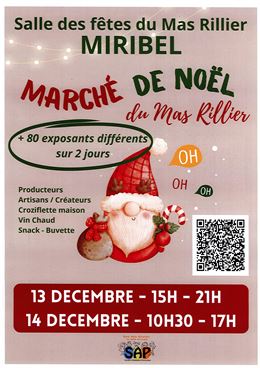 Marché de Noël - la SAP du Mas Rillier