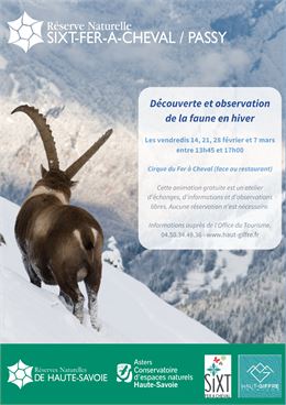 Animation "Les animaux face à l'hiver"_Sixt-Fer-à-Cheval