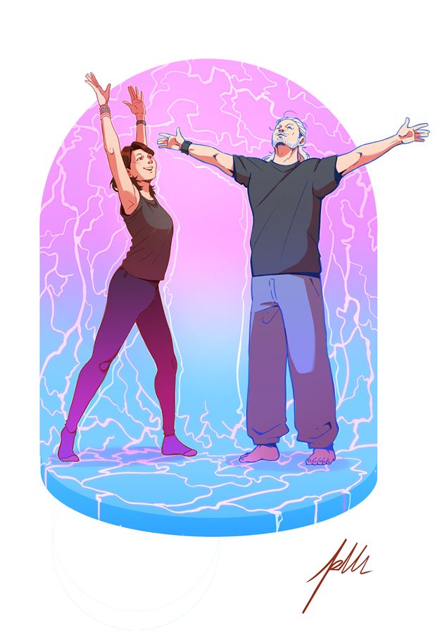 Rituels, pratiques somatiques et PolyVagales - David / F.Delattaignant pour A'Tchambé