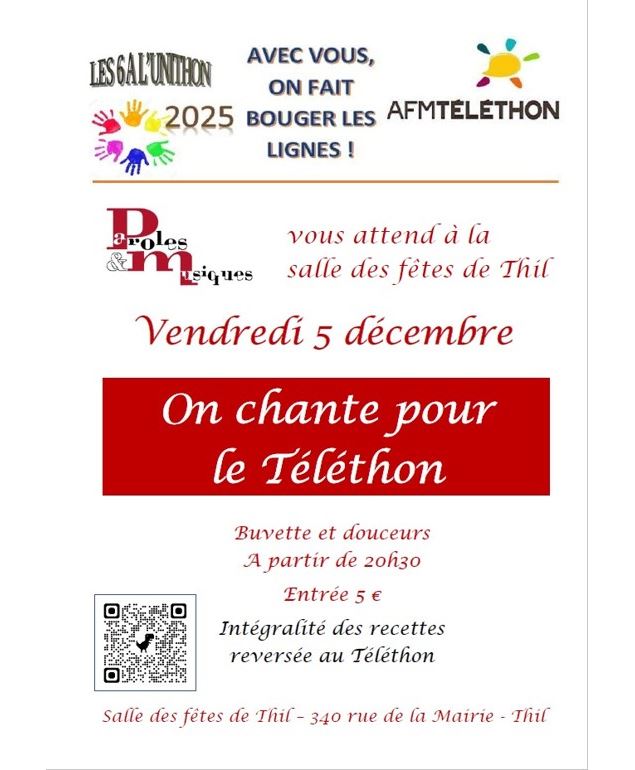 Le Téléthon: on chante pour le Téléthon - Paroles et Musiques