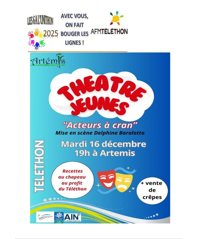 Le Téléthon Theatre jeunes - Artemis