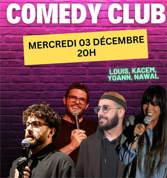 Soirée Comedy Club au NM_Belley - NM