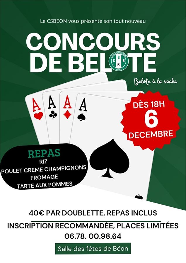 Concours de belote 