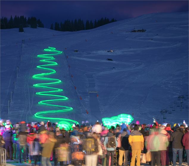 Descente aux flambeaux ESI_Les Saisies