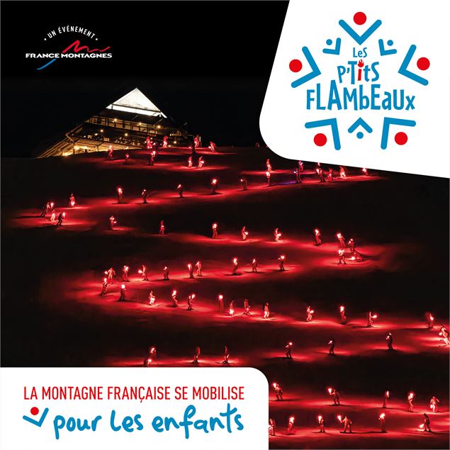 Descente aux flambeaux ESF nationale - les p'tits flambeaux_Les Saisies