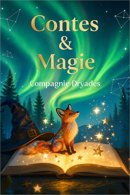 Affiche du spectacle contes et magie de la compagnie dryades. - Cie Dryades