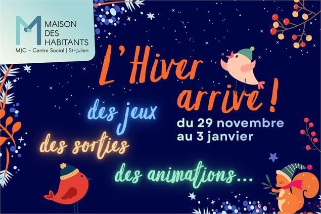 L'Hiver arrive 2025 - Maison des habitants