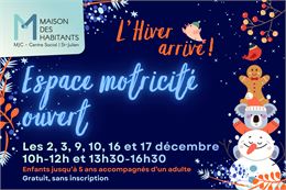 Espace motricité ouvert - Maison des habitants