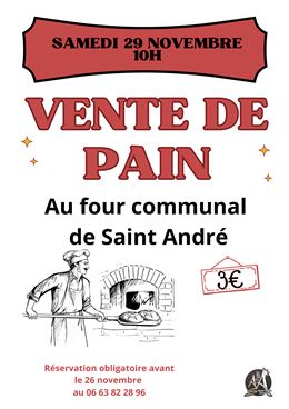 vente de pain - SaintAndré Animation