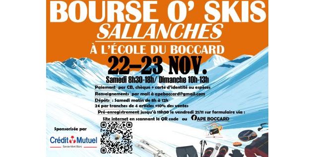 Bourse O'Skis_Sallanches - APE Boccard