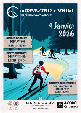 Course de ski de randonnée  "La Crève-Coeur"_Combloux