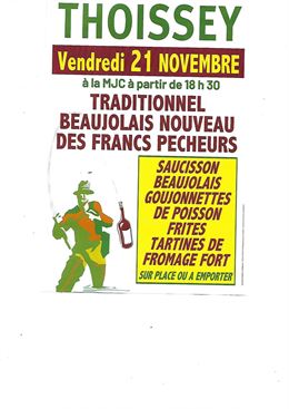 Soirée Beaujolais Nouveau des Francs Pêcheurs_Thoissey