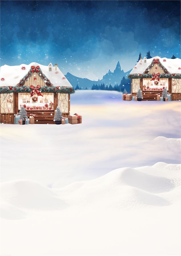 Affiche Chalets Gourmands - service communication mairie