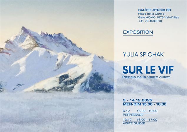 Exposition | Sur le vif - Pastels de la Vallée d’Illiez
