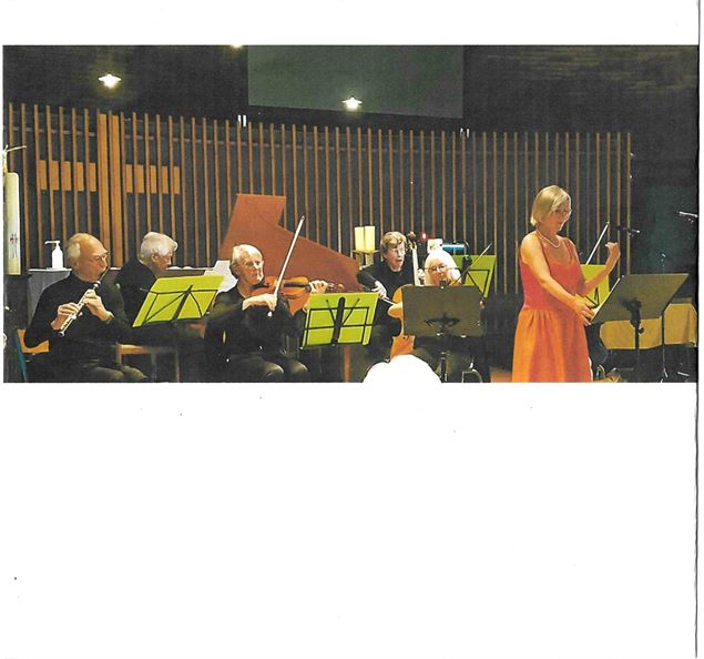 L'ensemble en concert à l'éblise du Biollay en juin 2025 - Ensemble Divaganza