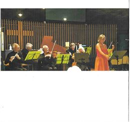 L'ensemble en concert à l'éblise du Biollay en juin 2025 - Ensemble Divaganza