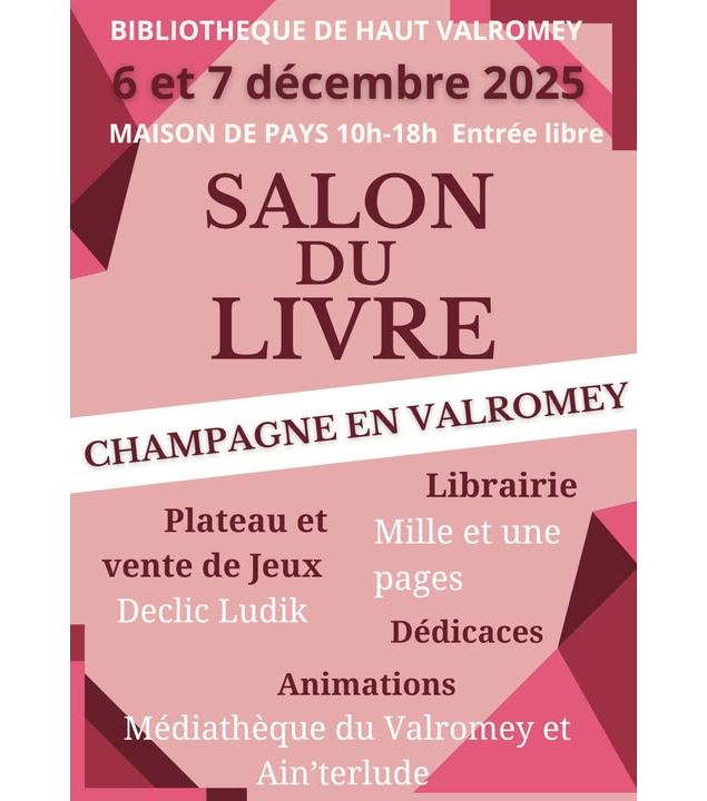 Salon du Livre à Champagne en Valromey_Champagne-en-Valromey - Bibliothèque de Haut Valromey