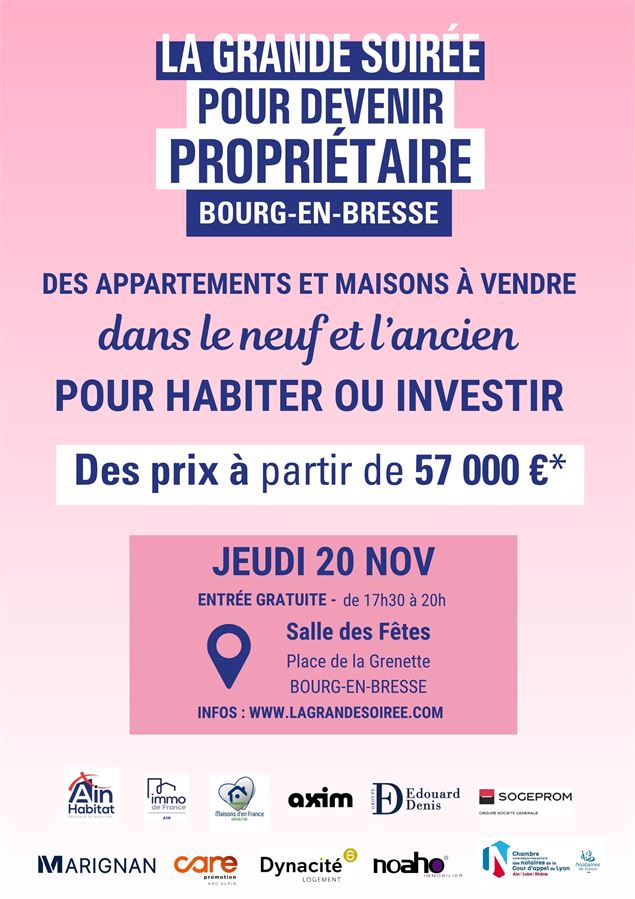 La Grande Soirée pour Devenir Propriétaire - Agence Carma