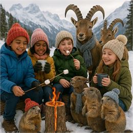 Chamallows grillés & chocolat chaud_Bourg-Saint-Maurice