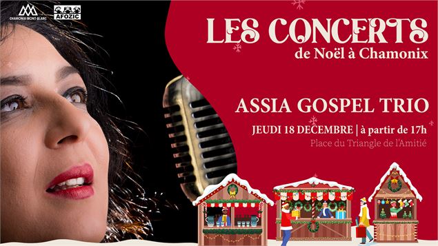 Les Concerts de Noël - « Assia Gospel Trio »_Chamonix-Mont-Blanc