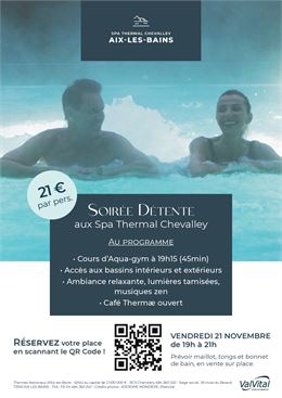 Soirée Détente au Spa Thermal Chevalley_Aix-les-Bains - Thermes Chevalley