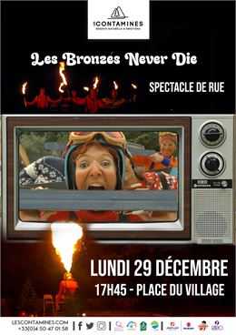 Spectacle "Les Bronzés Never Die"_Les Contamines-Montjoie