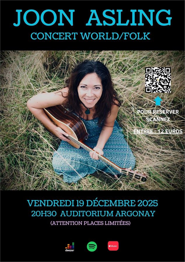 Concert : Joon Asling_Argonay - Aurélie Dudragne