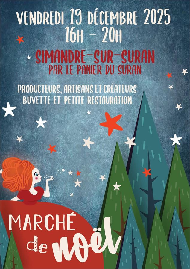 Affiche Marché de Noël - ©Le Panier du Suran