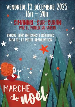 Affiche Marché de Noël - ©Le Panier du Suran