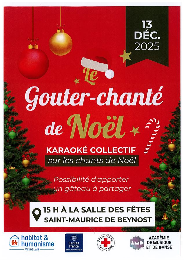 Le gouter-chanté de Noël - Croix Rouge